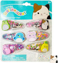 Luv Her Hair Accessories: 6pc Cute Squish Hair Clips with Favorite Character Charms for Girls and Toddlers Ages 3+ by LUVHERKIDS