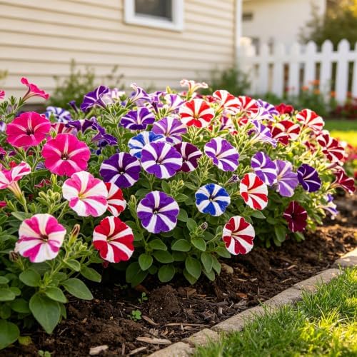 CarpetC 500+ Mixed Petunia Seeds for Planting, Annual Long Blooming Drought Tolerant for Hanging Baskets and Containers - Image 3