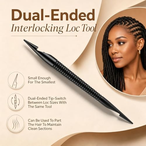 Sorcristy 5Pcs Double-Ended Crochet Hook for Dreadlocks, Hair Styling Tool - Image 4