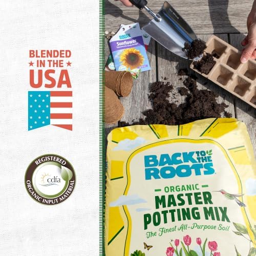 Back To The Roots Master Potting Mix, 100% Organic, for Better Yield and Larger Crops, 12 qt - Image 3