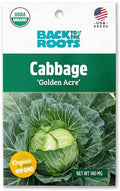 Back to The Roots 100% Organic Seed Packet - Cabbage 'Golden Acre' 140mg by BacktotheRoots
