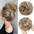 CJL HAIR Large Messy Bun Hair Piece Wavy Curly Scrunchies Synthetic Chignon Ponytail Hair Extensions Thick Updo Hairpieces for Women Beige Multi by CJLHAIR
