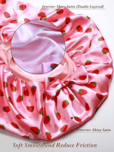 1+2 Satin Pantyhose Bonnet for Braids, Long Hair Bonnet for Women Sleeping - Image 5