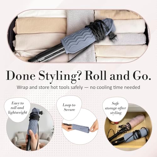 Large Vanity Mat, Heat Resistant Mat for Hair Tools, Vanity Décor - Image 5