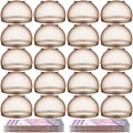 MORGLES HD Transparent Wig Caps 20 Pack Brown Ultra Thin for Women Men by Morgles