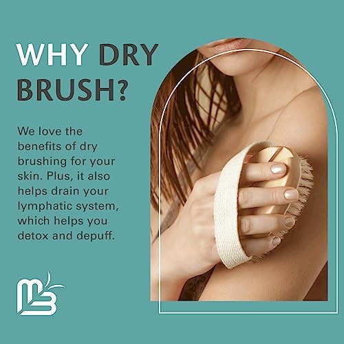 Firm Dry Brush for Body, Firming & Exfoliating Body Brush by M3 - Image 6