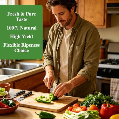 100+ Jalapeno Pepper Seeds for Planting, Non-GMO Heirloom Vegetable Seed - Image 5