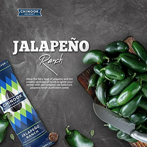 Chinook Seedery Sunflower Seeds to Eat - Jalapeno Ranch - 1.5 oz 36 Pack - Image 3
