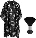 FEBSNOW Barber Cape Professional Hair Cutting Cape with Neck Duster Brush by HOMECRAFTBEAUTYBABY