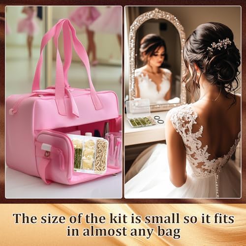 Dance Hair Accessories Kit: Invisible Hair Net, Hair Bobby Pins & Flyaway Tamer - For Professional Dance Competition (Ballet, Wedding, Flight Attendant, Work) - Image 7