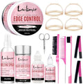 15Pcs Wig Kit for Lace Front,Strong Hold Melting Spray Lace Glue Hair Wax Stick/Lace Melting Band/Edge Control/Edge Brush - Wig Accessory Essentials Kit by lockmio