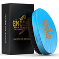 360 Wave Brush medium boar bristle | curved - palm - for man - women - boys - girls - hair waves(Blue) by ENCORETHEBARBER