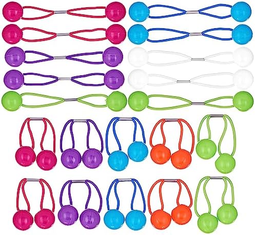 20pc Ponytailers Ponytail Balls Hair Elastics Collection, 18mm -Value - Image 2