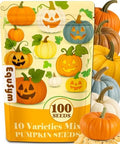 Mix Pumpkin Seeds for Planting 10 Variety, 100 Heirloom Vegetable Seeds by Unknown