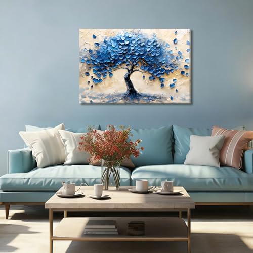 EEYNAQQ Tree of Life Wall Art 16x24 Inches Abstract Tree Canvas Painting - Image 2