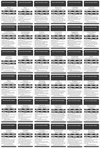 36 Pack Heirloom Vegetable & Herb Seeds 40,000 Count - Grown in USA Non-GMO Seeds for Planting Vegetables: B&KM Farms Premium Mylar Seed Packets Digital Growers Guide & Recipe Booklet - Image 5