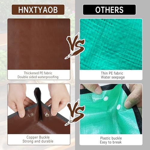 39.5"x 39.5" Extra Large Potting Mat for Indoor Plants Transplanting and Potting Soil Control-Gardening Gifts for Plant Lovers - Image 5