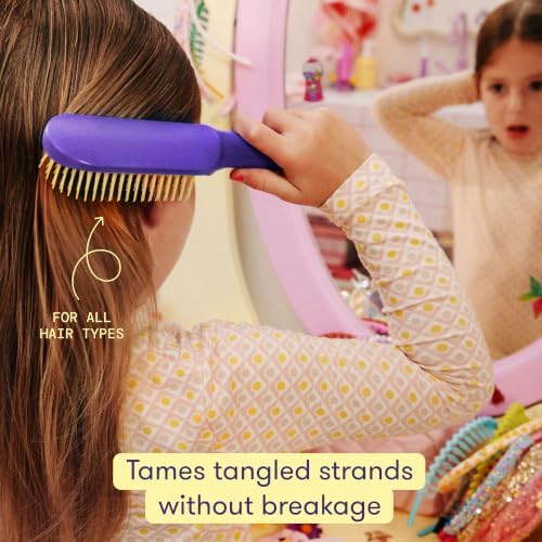 Frida for Kids Detangling Hair Brush for All Hair Types, Ages 6-11 - Image 2