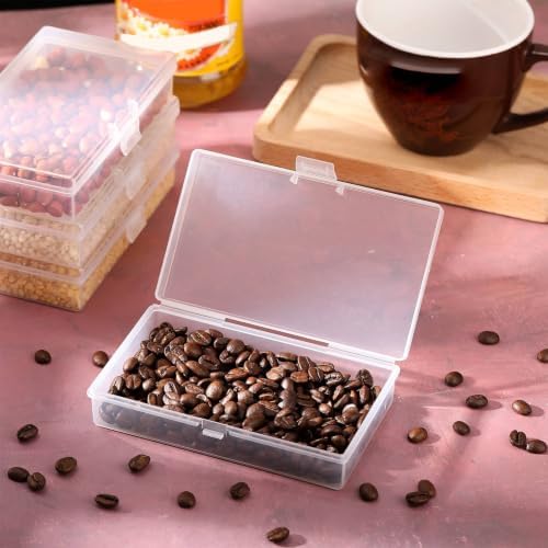 Jetec 18 Pieces Small Clear Plastic Storage Box, 5.2 x 3 x 1.2 Inch - Image 6