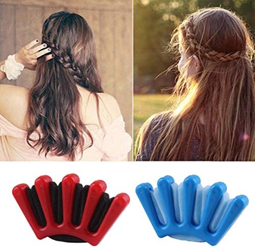 AKOAK 2 Pieces of Hair Braiding, DIY French Hair Braiding, Homemade Sponge Hair Styling Tool, Easy and Fast, Designed for Ladies/Girls - Image 2