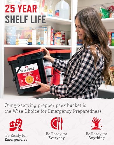 READYWISE Emergency Food Survival Supply Prepper Pack Bucket, 52 Servings - Image 3