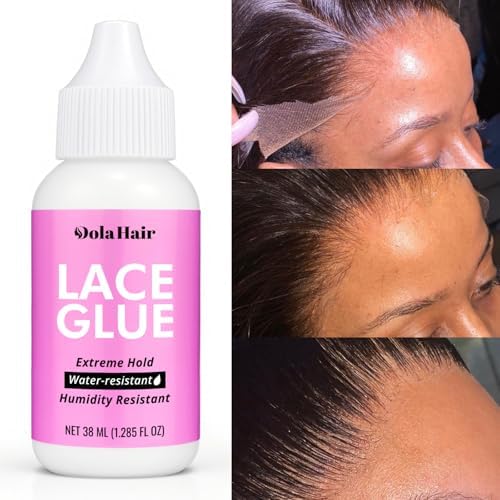 Dolahair Lace Tint Spray For Wigs Melt, Mousse Spray Foam Melting Hair Mousse For Lace Front Wig With 2 Lace Melting Band Lace Glue Kit Bleach for Knots Kit Dark Brown (Dark Brown) - Image 6