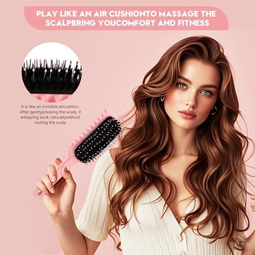 Detangle Brush for Curly Wavy Coily Hair, Ergonomic Hair Comb - Image 4