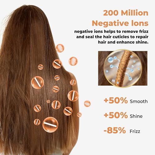 OKWRAP 5-in-1 Blow Dryer Brush, Hot Air Styler with Auto-Wrap Curlers - Image 7