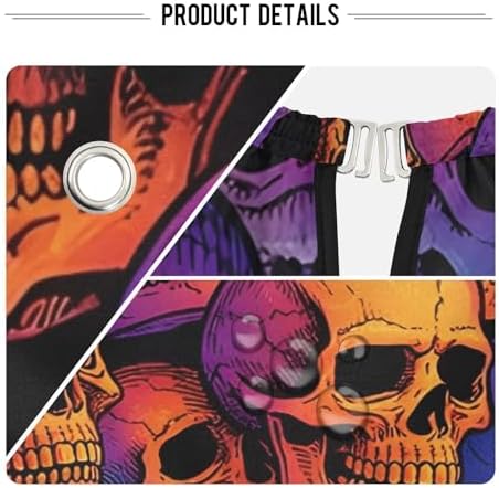 ALAZA Skull Pattern Barber Cape for Men Women, Waterproof Haircut Apron Beard Shaving Bib Hair Cutting Cloth 55 x 65 Inch - Image 4