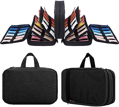PACMAXI 84 Watch Bands Storage Carrying Case Compatible with Watches by PACMAXI