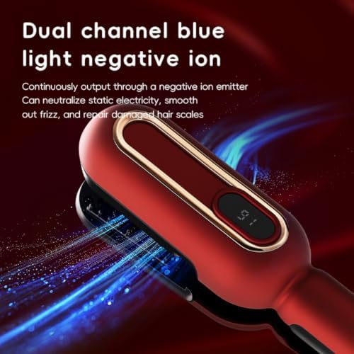 Cordless Split Ends Trimmer for Hair, Rechargeable Hair Care Tool-Red - Image 5