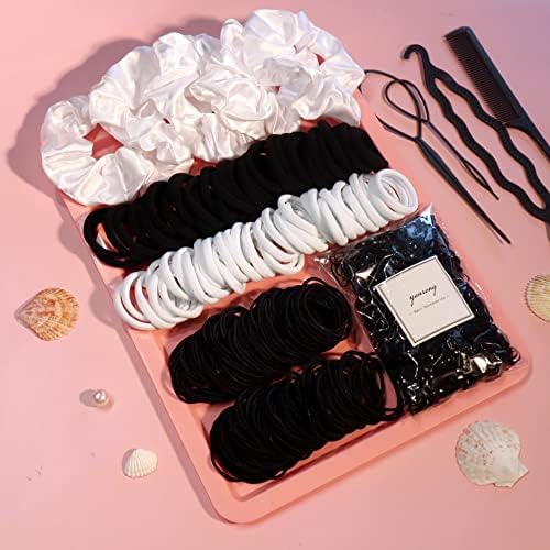 YANRONG 755PCS Hair Accessories for Woman Set Seamless Ponytail Holders Variety Hair Scrunchies Hair Bands Scrunchy Hair Ties 759 Piece Set - Image 2