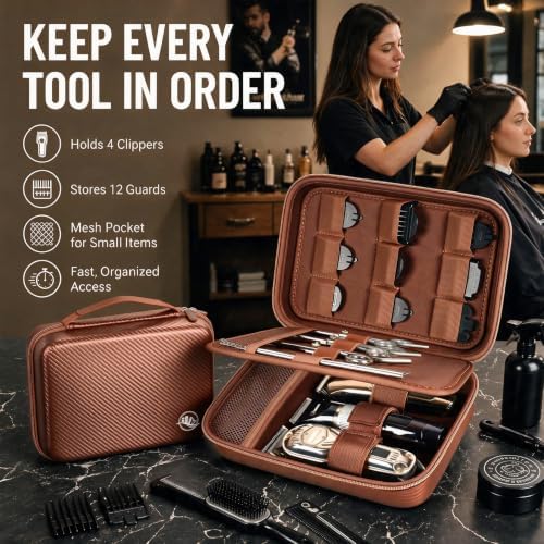 Boobowl Barber Accessories Bag for Clippers and Supplies, Hair Clipper Box - Image 3