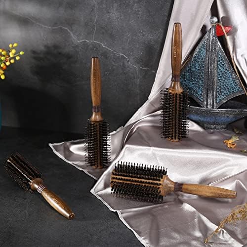 Round Brush for Blow Drying, LORSEX Boar Bristle Hair brush for Women Men, Round Hairbrush for Add Shine/Volume, Minimize Damage (2.4Inch) - Image 7