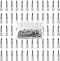 HiJeaton Metal Mini Single Prong Duckbill Clips for Women Pin Curl Styling by HiJeaton