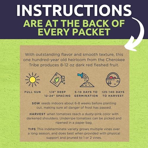 Organic Southern Garden Seeds Variety Pack - 10 Individual Packs - 2026 Season - Sugar Ann Snap Pea, Sweet Crimson Watermelon and More! for Indoor & Outdoor Planting (Non-GMO, Certified Organic) - Image 5