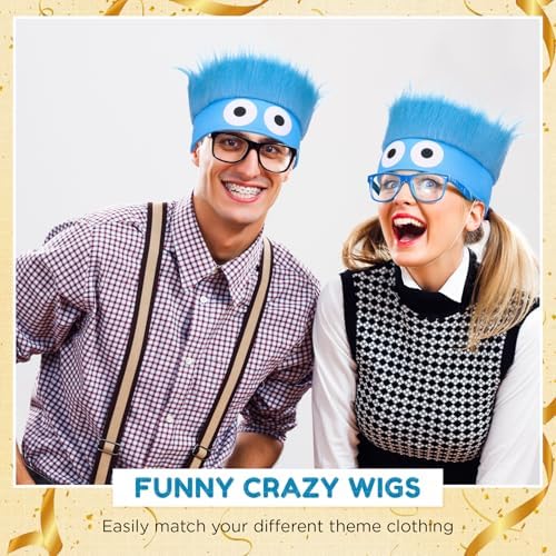 Crazy Wig Hairy Headband Hat - Image 3