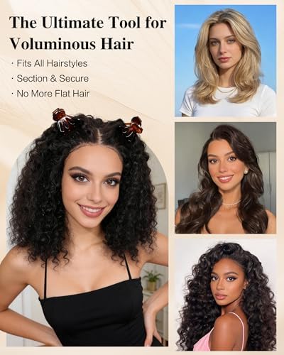 Curly hair clips Root Lifting Hair Clips Root Clips for Curly Hair Volume Curl Clip for Hair Root Lift,hair volume root clip.No Crease curl clip for styling.10 PCS - Image 4