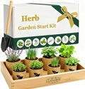 Indoor Herb Garden Start Kit - Unique Gifts for Women, Mothers Day Gifts, Easy House Plant- Birthday for Women,House Warming Gift New Home- Fresh Herb Garden DIY Crafts for Adults by LUOJIBIE