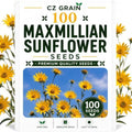100 Maximilian Sunflower Seeds | Native Perennial Flowers for Planting by CZGrain