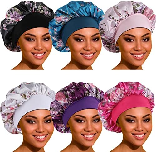 ROYBENS Satin Bonnet Hair Bonnet for Sleeping, Cute Sleep Bonnets for Women by ROYBENS