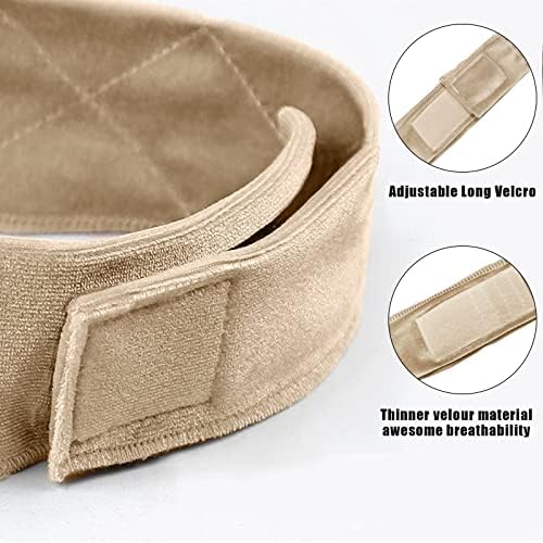 FIRSTPELLA 3 Pack Wig Grip Band for Women Girls,Wig Accessories for Women,Elastic Bands for Wig,Adjustable Velvet Wig Band for Keeping Wigs in Place, No-slip Wig Grip Headband (Beige) - Image 6