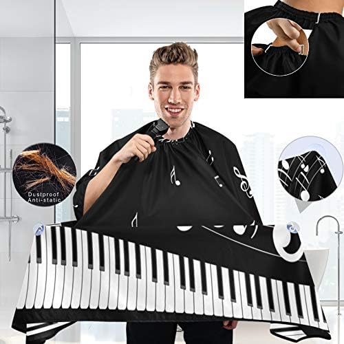 visesunny Professional Barber Cape Polyester Hair Cutting Salon Cape Apron Anti-Static Beard Bib - Image 3