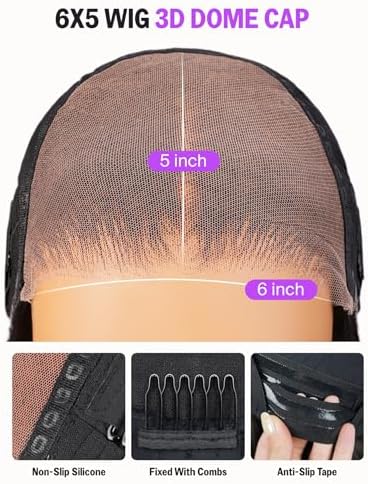 6x5 Reddish Brown Lace Front Wigs Human Hair 20 Inch Straight - Image 5