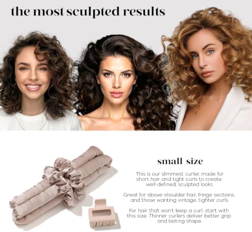 Small Size Heatless Hair Curler for tighter, more defined curls - Image 6