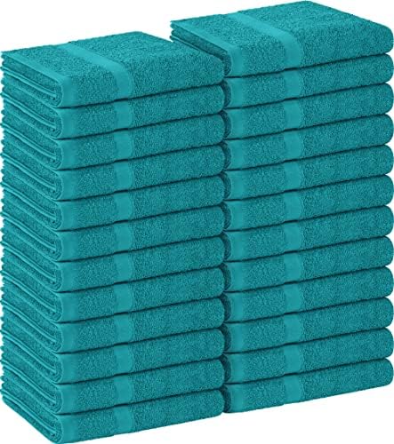 Utopia Towels Salon Towels, Pack of 24, 16x27 in, 100% Cotton, Turquoise by UTOPIATOWELS