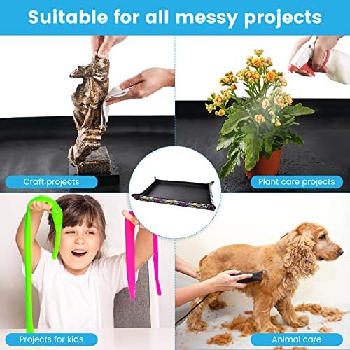 Extra Large Repotting Mat for Indoor Plants Transplanting and Dirt Control, Foldable Waterproof Succulent Potting Mat, Gardening Gifts for Plant Lovers (43.5"x29.5") - Image 3