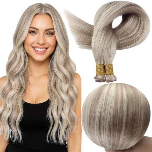 Full Shine Genius Weft Hair Extensions Human Hair for Women 20 Inch 120g by FullShine