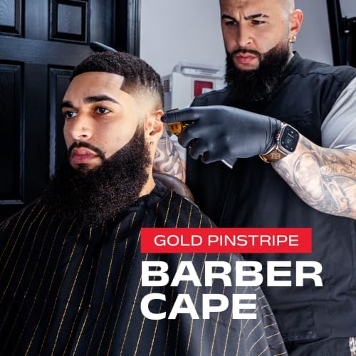 Barber Strong The Barber Cape Haircut Cover for Men, Hair Repelling and Static-Reducing Material, Water Resistant Fabric - Image 3