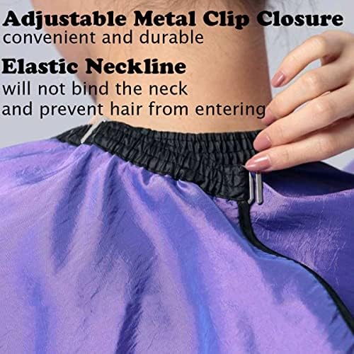XDONEF Hair Cutting Cape Salon Capes for Clients with Hand Holes Waterproof Capes for Hair Stylist Hair Cut Dye Cape - Image 4